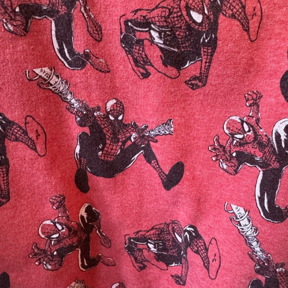 Marvel Heathered Red Spider-Man Pullover Kids Size 4T - Picture 2 of 6